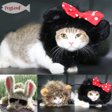 Cat Lion Panda Mickey Mane Halloween Dress up with Ears Pet Puppy Cosplay Wig